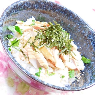 寿司酢de❤縞ホッケの大葉・寿司飯どんぶり❤